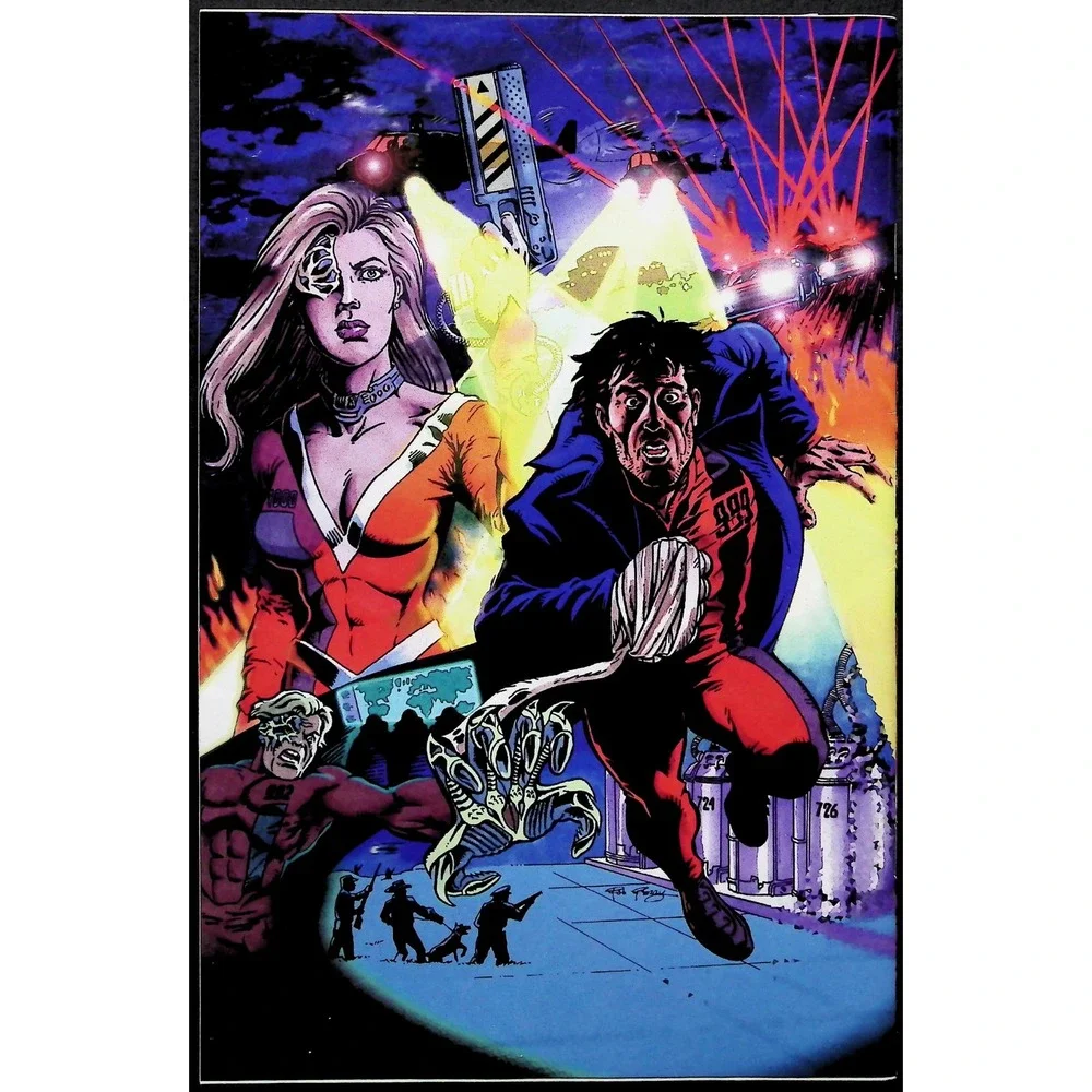 Black‎ Out Comics Comic Book Outbreed 999 #1-2 Lot 1995 Independent Sci-Fi